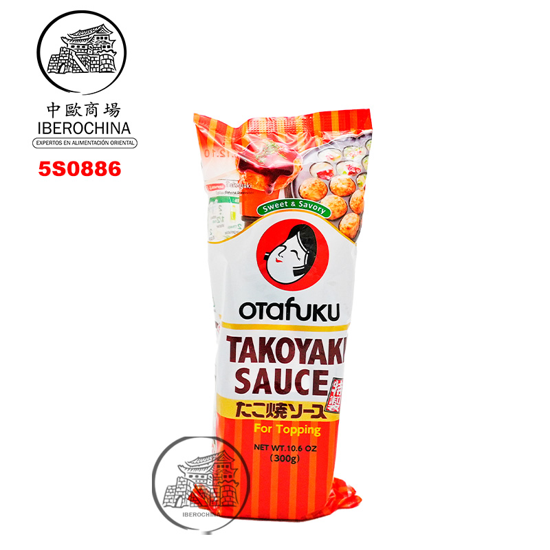 [502643/5S0886] SALSA TAKOYAKI *OTAFUKU* 多福章鱼烧酱 300g/12