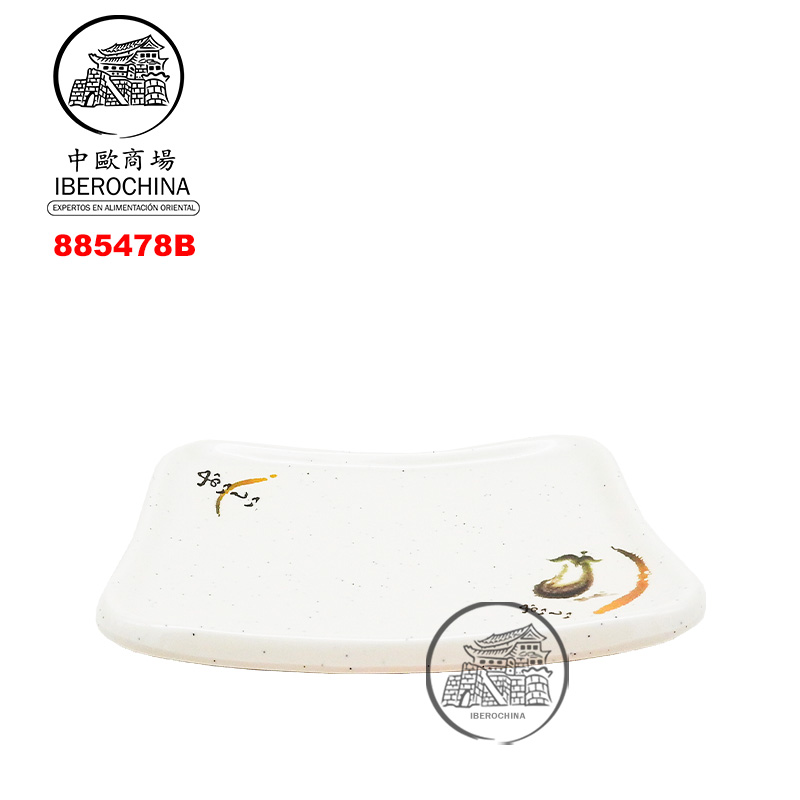 PLATO RECTANGULO SUSHI PLASTICO 塑喔伊細壽司方盤 16.5cm/96