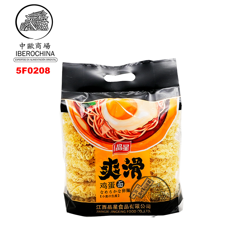 FIDEO PARA HUEVO *JING XING* 晶星爽滑鸡蛋面 700g/12