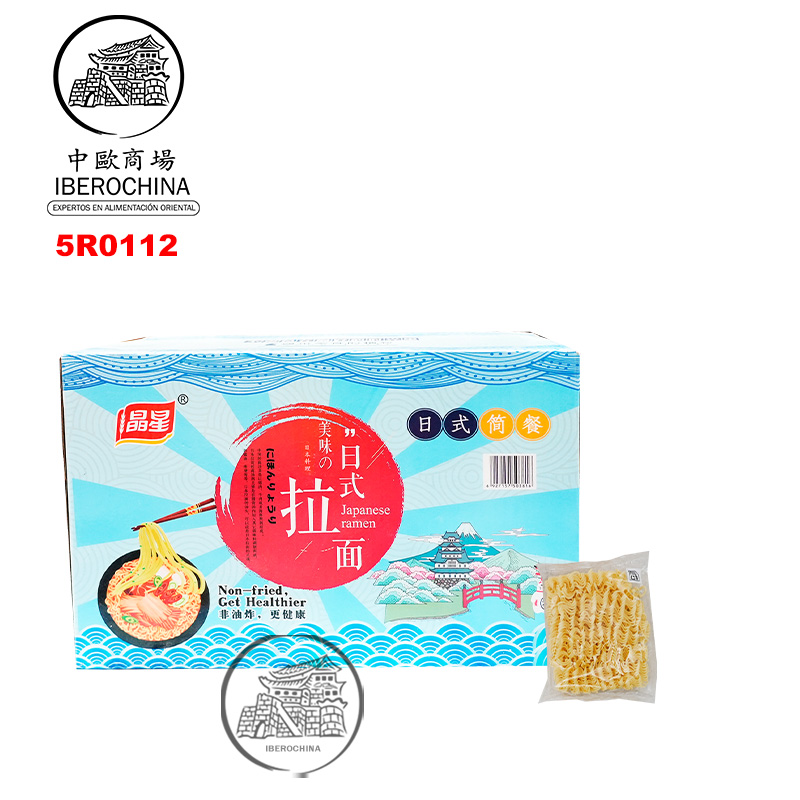 RAMEN ESTILO JAPONES *JING XING* 晶星日式拉面 80g/50u/1