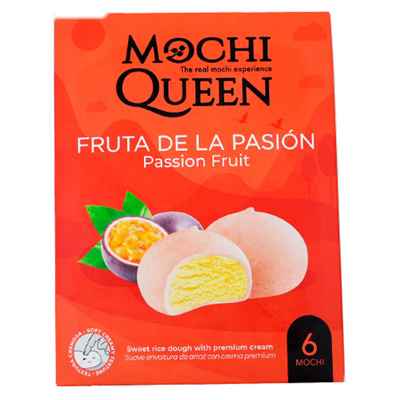 [200359/2M0045] MOCHI DELUX FRUTA PASION CONGELADO *MOCHI QUEEN* 雪后臻选冻百香果麻糬 192g/6u/10