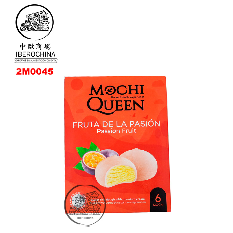MOCHI DELUX FRUTA PASION CONGELADO *MOCHI QUEEN* 雪后臻选冻百香果麻糬 192g/6u/10