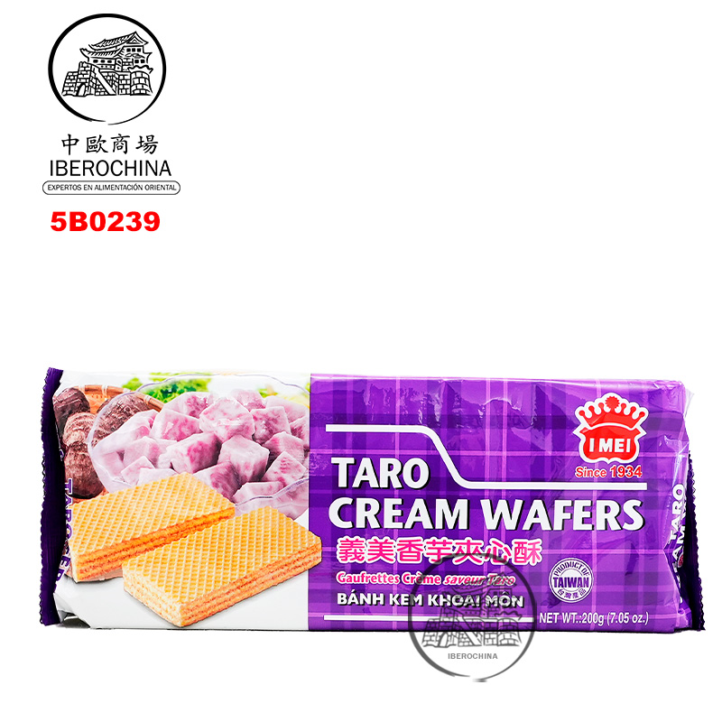BARQUILLO DE TARO *IMEI* 義美香芋夾心酥 200G/12