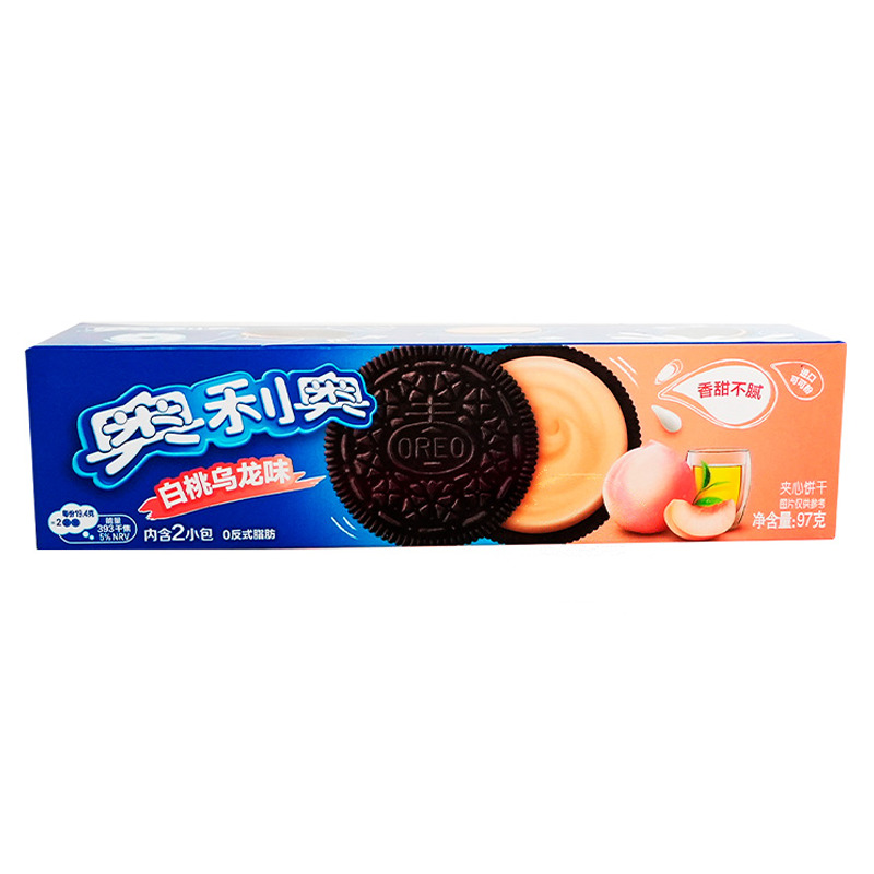 [502099/5G0452] GALLETA MELOCOTON OOLONG *OREO* 奥利奥乌龙蜜桃夹心饼干 97g/24