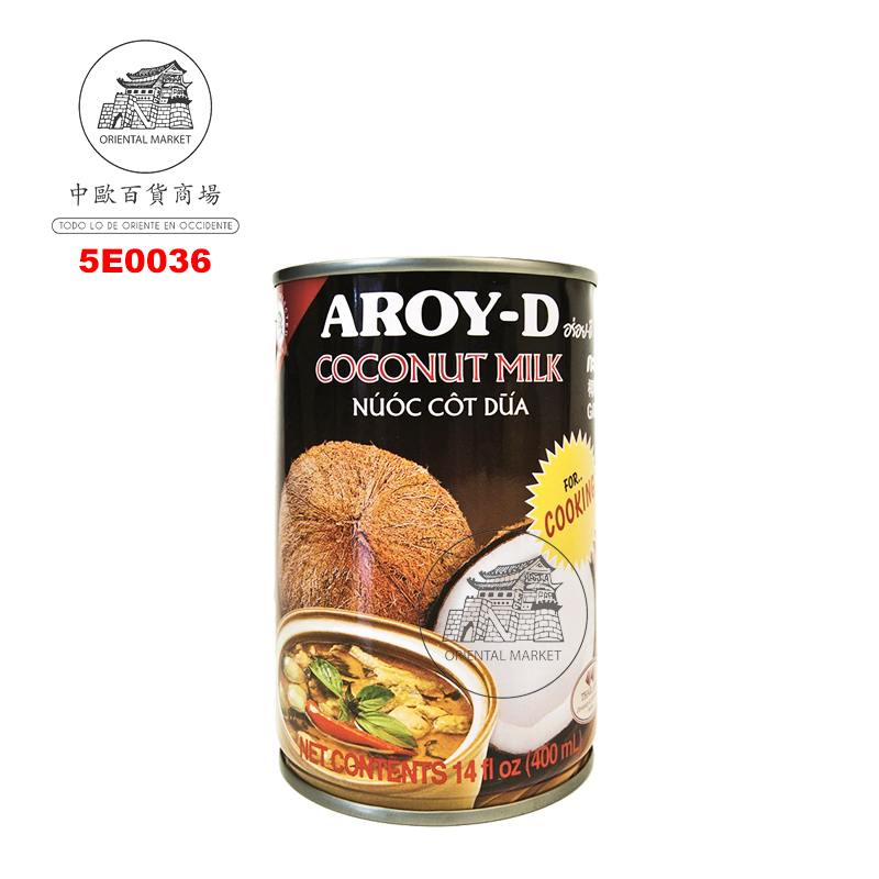 [502194/5E0036] LECHE COCO SALADO *AROY-D* 咸椰奶 400ml/24