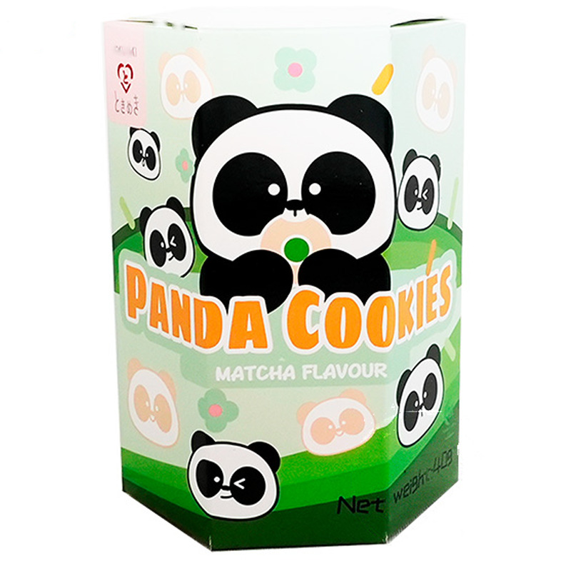 [502105/5G0487] GALLETA PANDA MATCHA *TOKIMEKI* 熊猫夹心饼干抹茶味 40g/24
