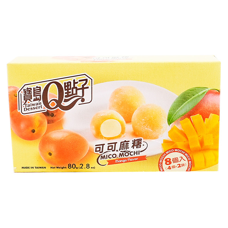 [502242/5P0755] MOCHI MANGO *宝岛Q点子* 芒果麻糬 80g/24