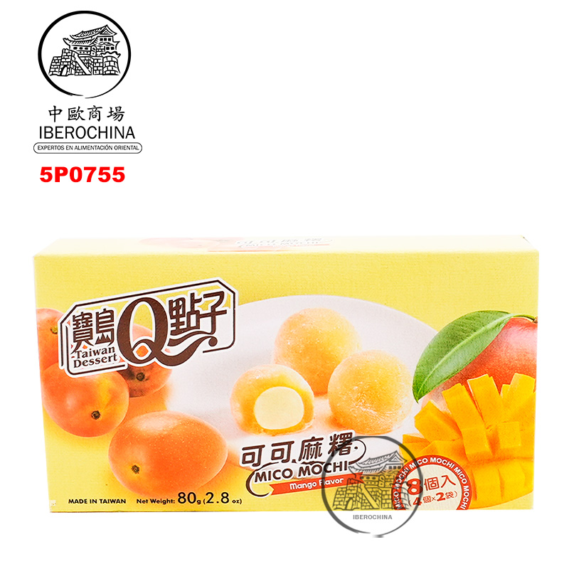 MOCHI MANGO *宝岛Q点子* 芒果麻糬 80g/24