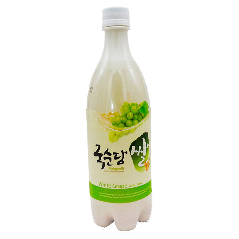 [502927/5V0172] VINO ARROZ MAKGEOLLI UVA(3%) *KSD* 韩国米酒葡萄味 750ml/20