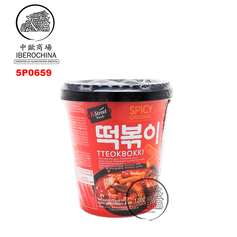 PASTA ARROZ TOPPOKI PICANTE 韩式辣味速食年糕 178G/12