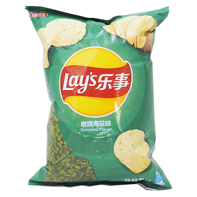 [502968/614041] CHIPS PATATA SABOR ALGA SALADA *LAYS* 乐事岩烧海苔味 70g/22