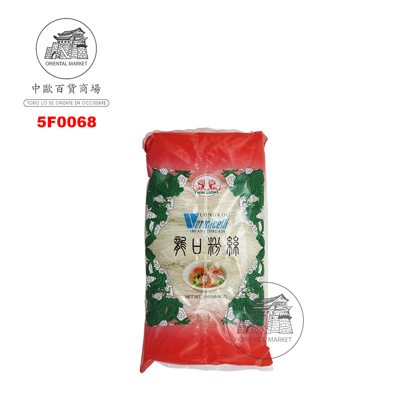FIDEO SOJA VERMICELLI *TWIN LION* 双狮牌绿豆粉丝球 250g/40
