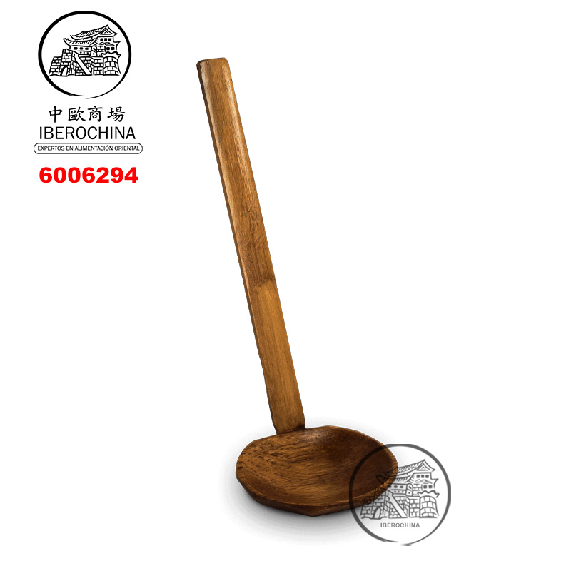 CUCHARA RAMEN BAMBU 原木拉面汤勺 18cm/300