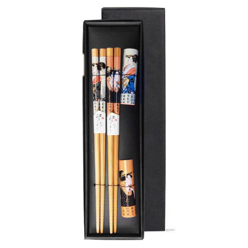 [900573/6006460] SET PALILLOS JAPONESES 艺伎筷子2人装 /200