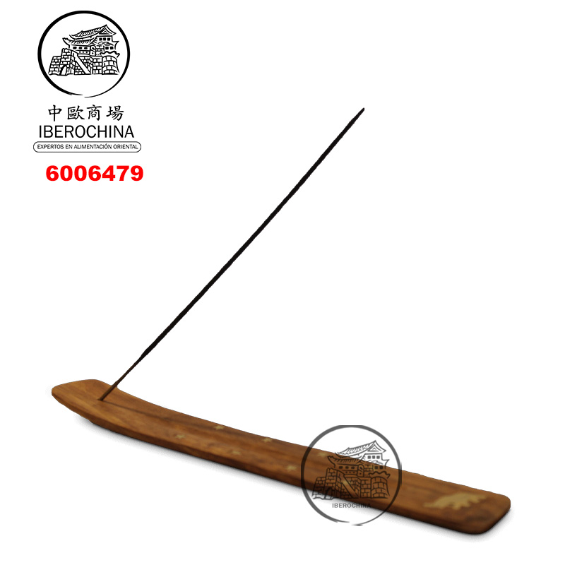 SOPORTE PARA INCIENSO 木制长方形香座 25cm/240