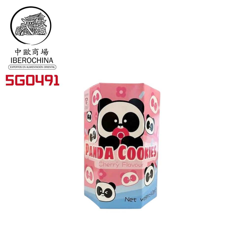 GALLETA PANDA CEREZA *TOKIMEKI* 熊猫夹心饼干樱桃味 40g/24（180.481）