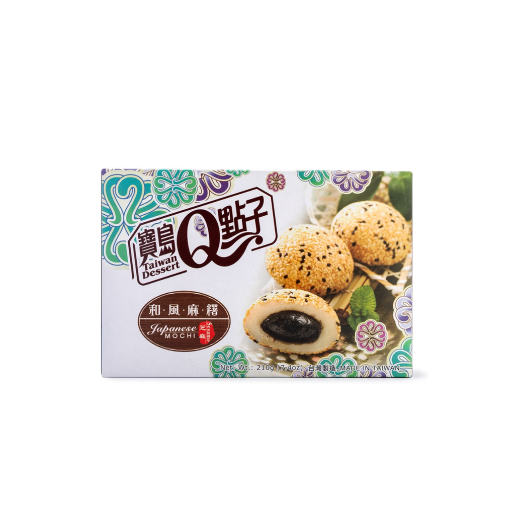MOCHI SESAMO HEFENG *宝岛Q点子* 和风芝麻麻薯 210g/24