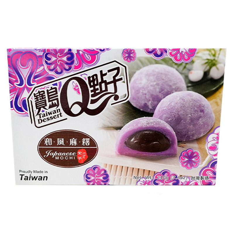 [502962/614016] MOCHI TARO *宝岛Q点子* 和风紫芋麻薯 210g/24