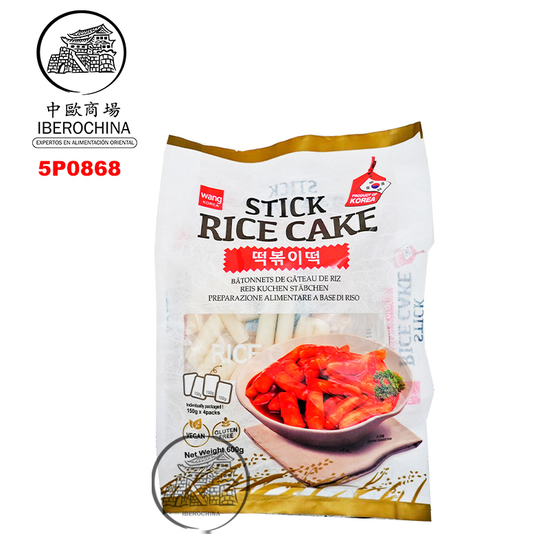 PASTA ARROZ TIRA COREA *WANG* 牌韩国年糕条放冷藏 600g/12