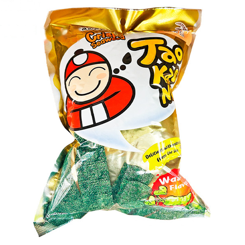 SNACK ALGA WASABI *TAOKAENOI* 小老板芥末味海苔 32g/12