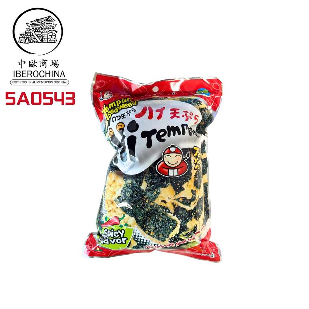 SNACK ALGA TEMPURA PICANTE *TAOKAENOI* 小老板天妇罗辣味海苔 40g/12