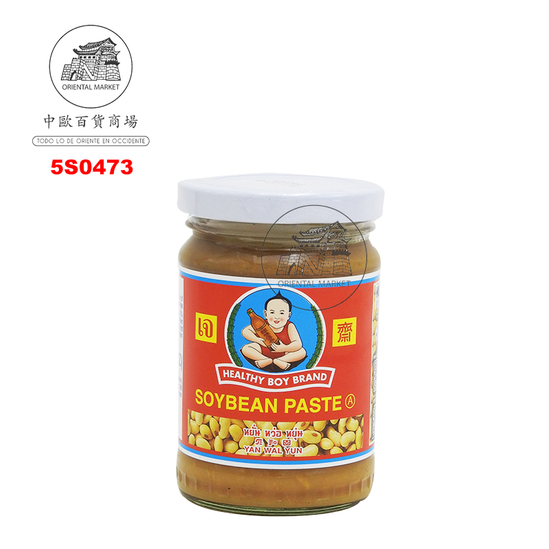 SALSA SOJA AMARILLA *HEALTHY BOY* 仁和园黄豆酱 245g/12
