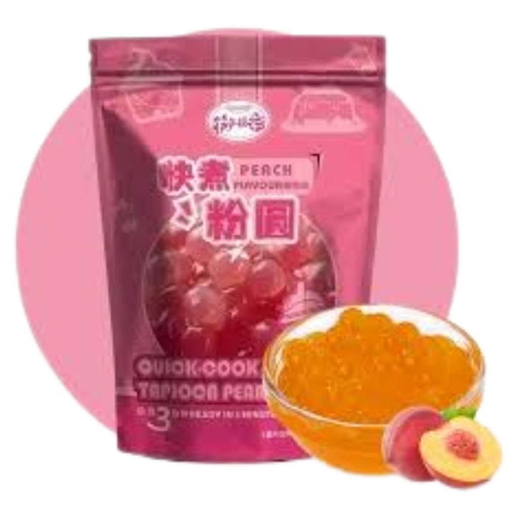 [502392/5P0772] PERLAS DE TAPIOCA SABOR MELOCOTÓN 筷来筷往蜜桃味快煮粉圆 250g/36