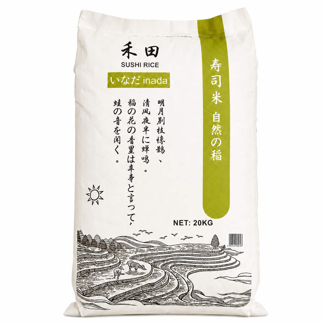 [501617/5A0466] ARROZ SUSHI REDONDO (VERDE) 特级寿司圆米 20kg