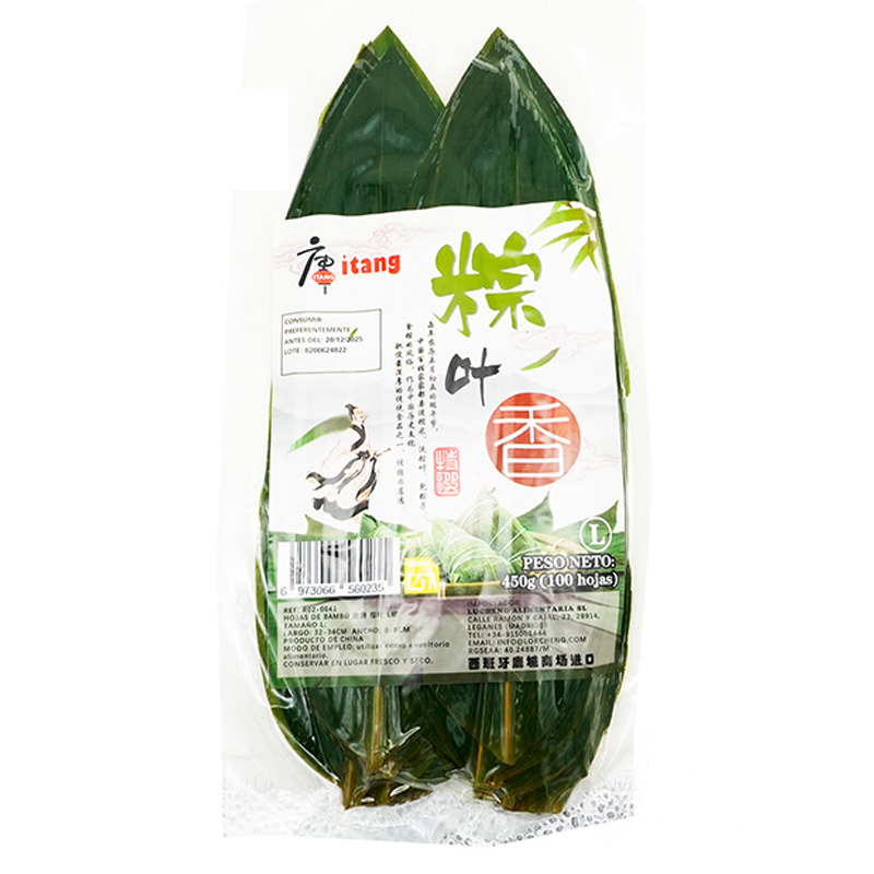 [502147/5H0124] HOJA BAMBU 100HOJAS (8-9cm) 真空鲜竹叶 450g/30