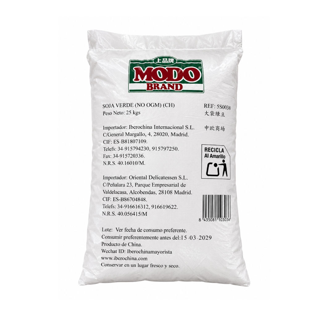 [502739/5S0038] SOJA VERDE EXTRA *MODO* 上品绿豆 25kg