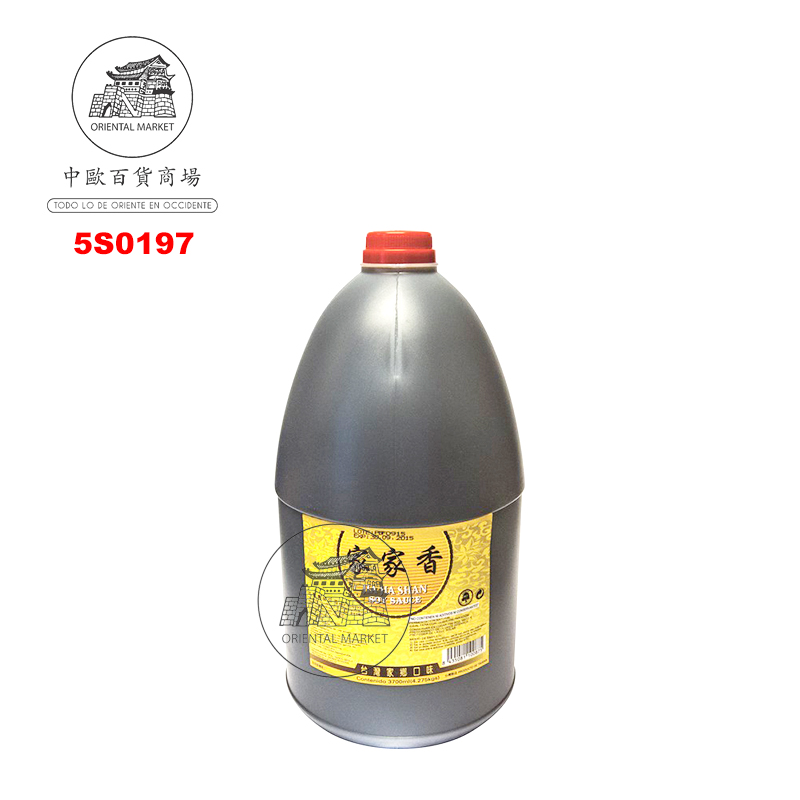 SALSA SOJA *JIAJIASHAN* 家家香酱油圆桶 4.3kg/4
