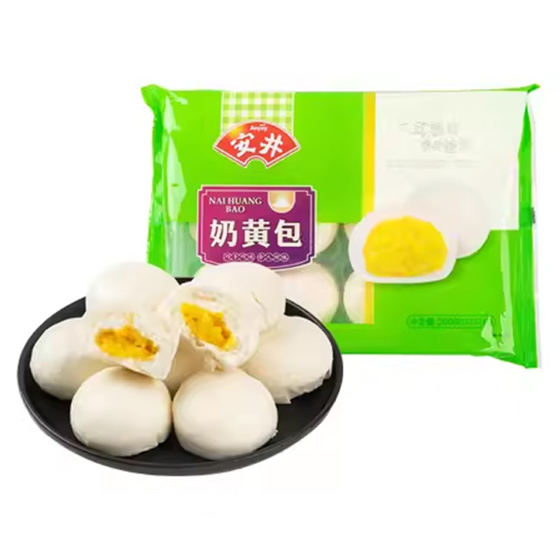 [200471/2B0070] BOLLO DE CREMA CON SABOR A YEMA *ANJOY* 安井奶黄包 360g/12