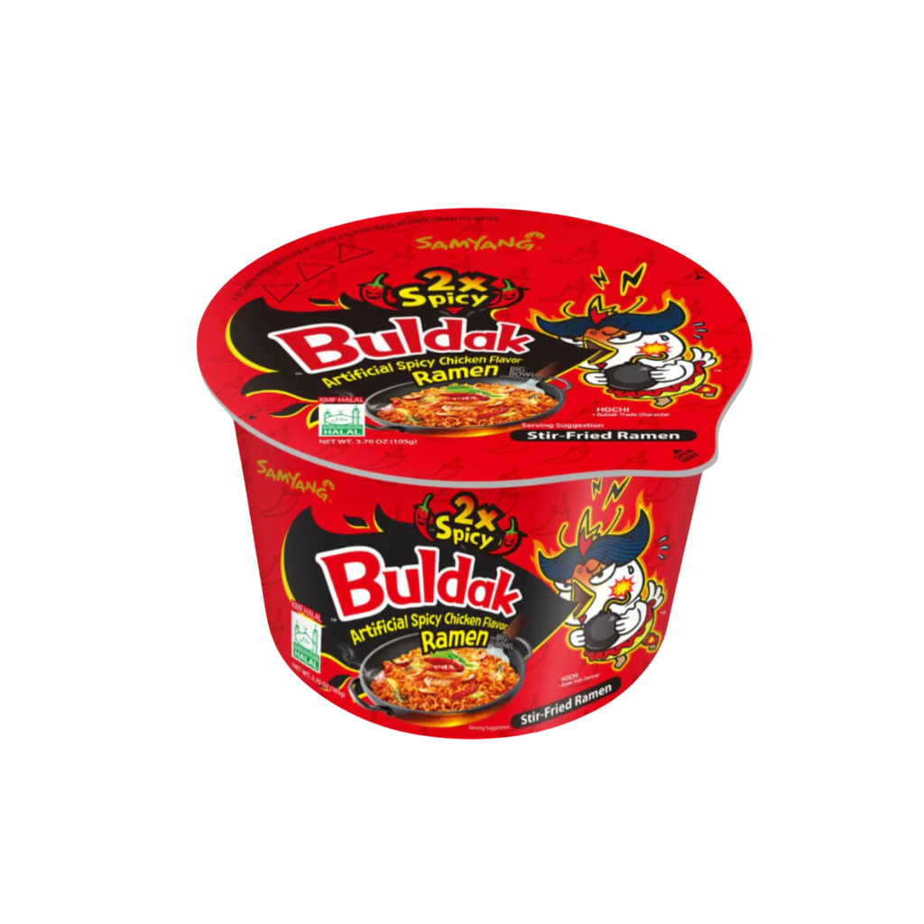 RAMEN BOWL BULDAK 2xSPICY *SAMYANG* 三养2x辣火鸡碗面 105g/16