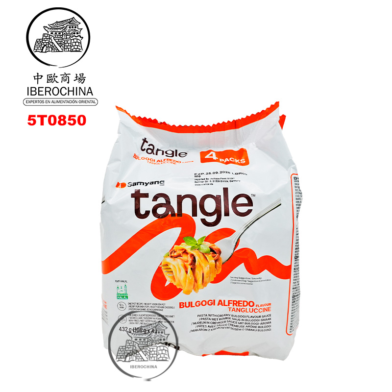 RAMEN TANGLE BULGOGI CREAMA 4-PACK*SAMYANG* 三养奶油意面四连包 108g/4u/8