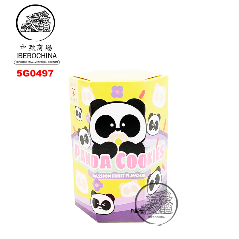 GALLETA PANDA FRUTA DE PASION *TOKIMEKI* 熊猫饼干热情果味 40g/24