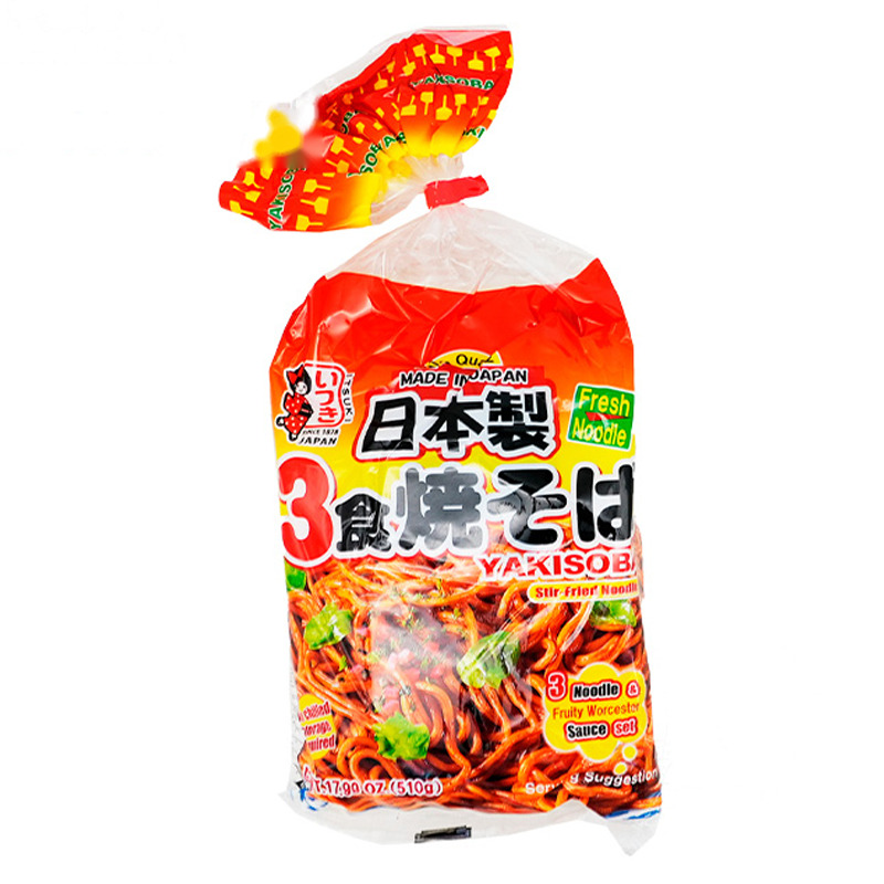 [502812/5T0853] TALLARIN YAKISOBA CON SALSA 日本炒面带酱 510g/12