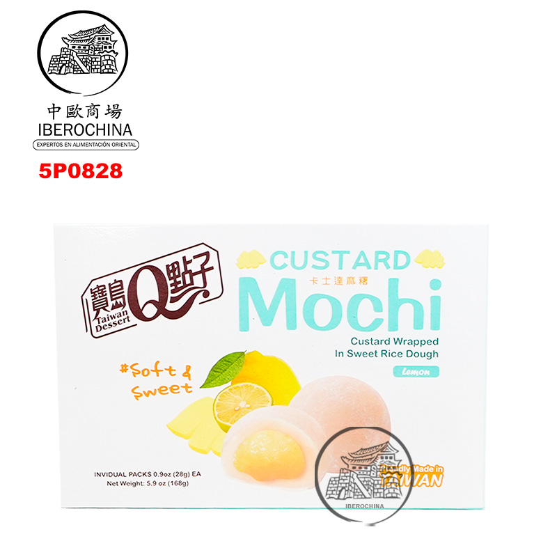 MOCHI LIMON CUSTARD *宝岛Q点子* 柠檬麻薯 168g/24