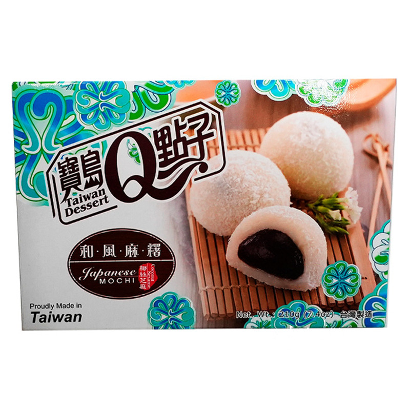 [502974/614153] MOCHI SESAMO COCO *宝岛Q点子* 芝麻椰子麻薯 210g/24