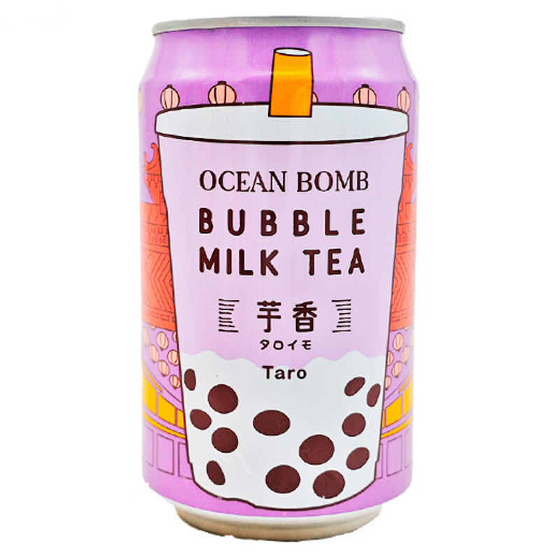 BEBIDA TE CON TARO *OCEAN BOMB* 芋香珍珠奶茶 315ml/24