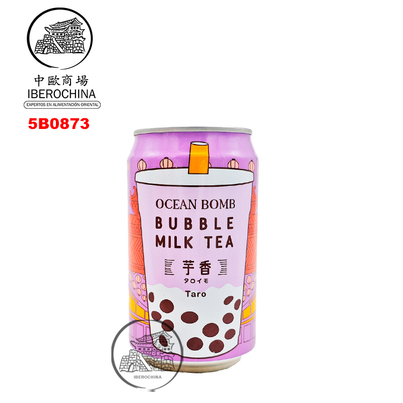 BEBIDA TE CON TARO *OCEAN BOMB* 芋香珍珠奶茶 315ml/24