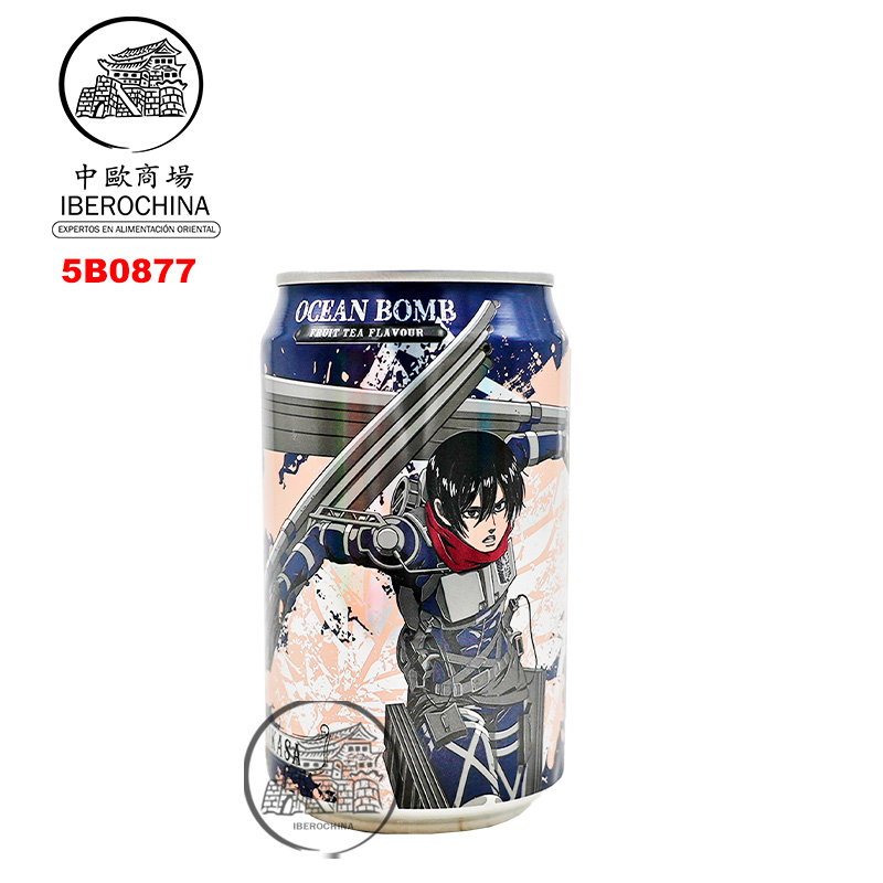 BEBIDA TE FRUITA *OCEAN BOMB* 水果茶风味汽泡水 330ml/24