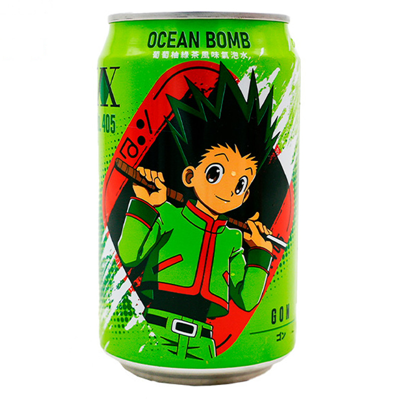 BEBIDA TE VERDE DE POMELO *OCEAN BOMB* 葡萄柚绿茶风味汽泡水 330ml/24