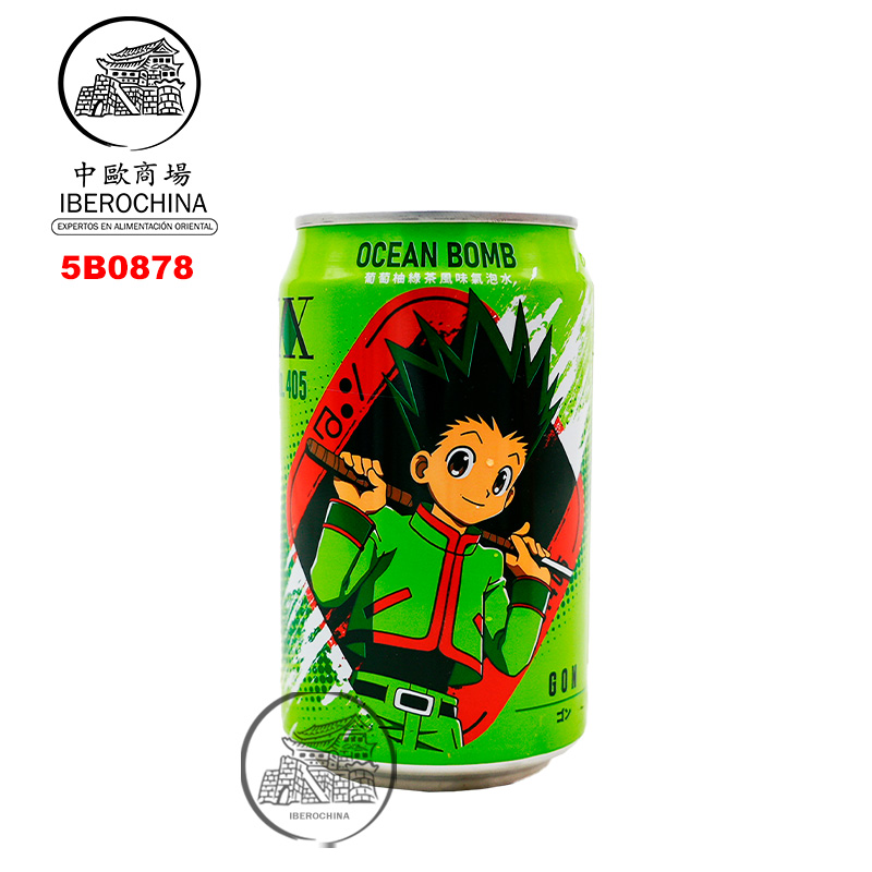 BEBIDA TE VERDE DE POMELO *OCEAN BOMB* 葡萄柚绿茶风味汽泡水 330ml/24