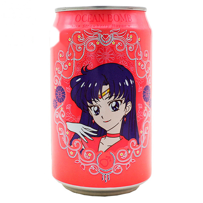 BEBIDA FRESA *OCEAN BOMB* 草莓风味汽泡水 330ml/24