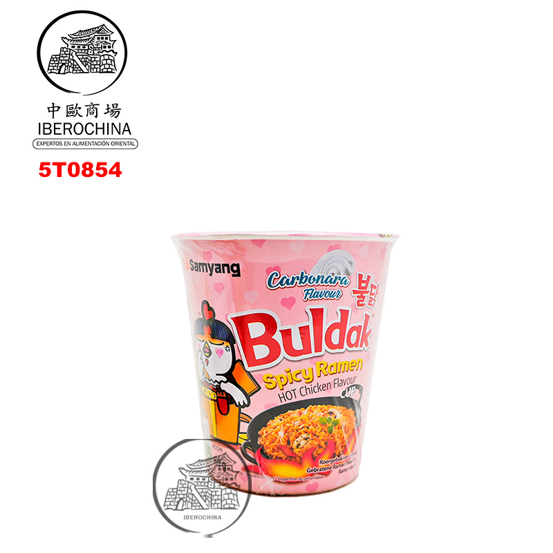 RAMEN CUP BULDAK CARBONARA *SAMYANG* 三养奶油火鸡杯面 80g/6