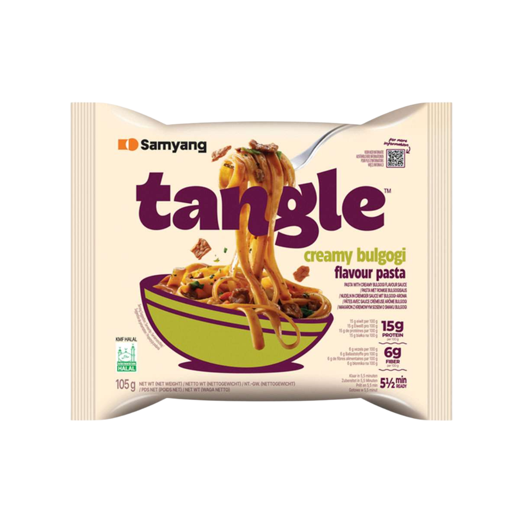 PASTA TANGLE BULGOGI CREMA *SAMYANG* 三养奶油烤肉味意面  105g/20