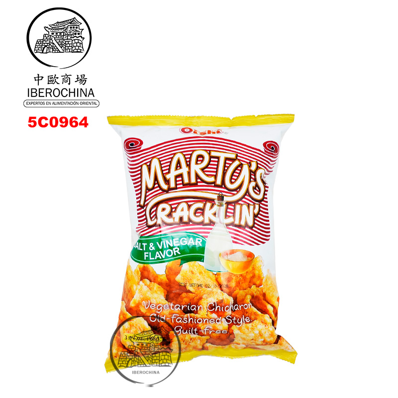 CHICHARON MARTY´S AGRI-SALADO*OISHI* 上好佳(素)咸酸味豬皮 90G/30
