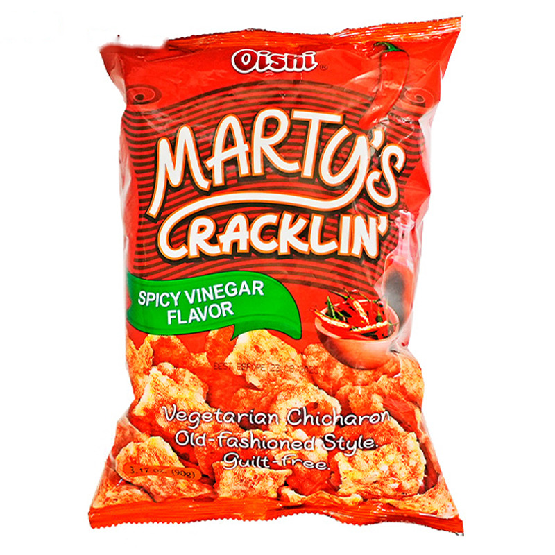 [501864/5C0660] CHICHARON MARTY´S AGRI-PIC*OISHI* 上好佳(素)酸辣豬皮 90g/30