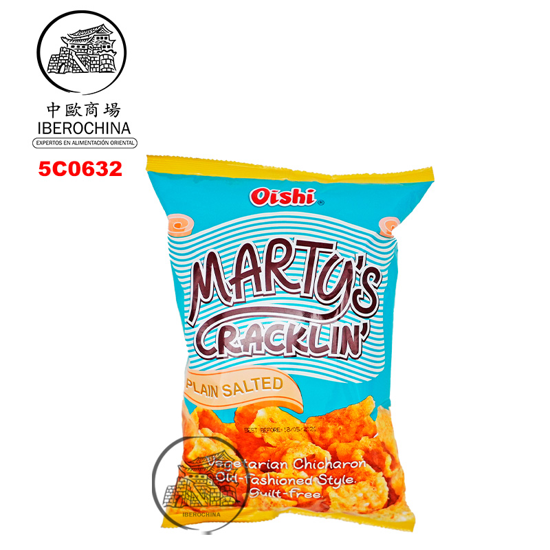 [501867/5C0632] CHICHARON MARTY´S*OISHI*上好佳(素)原味咸豬皮90g/30