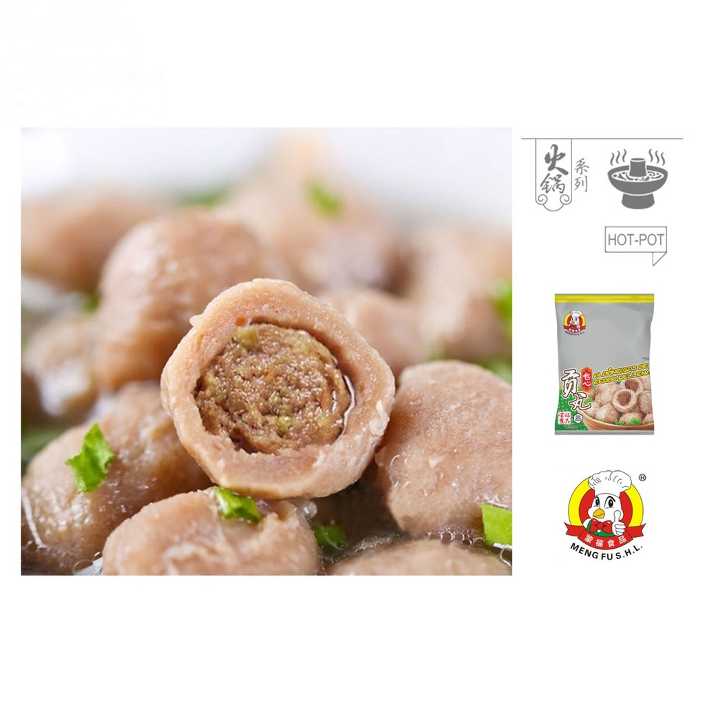 [200460/2B0044] ALBONDIGA CERDO RELLENA CONGELADA *MENGFU* 蒙福冻包心贡丸 360g/16